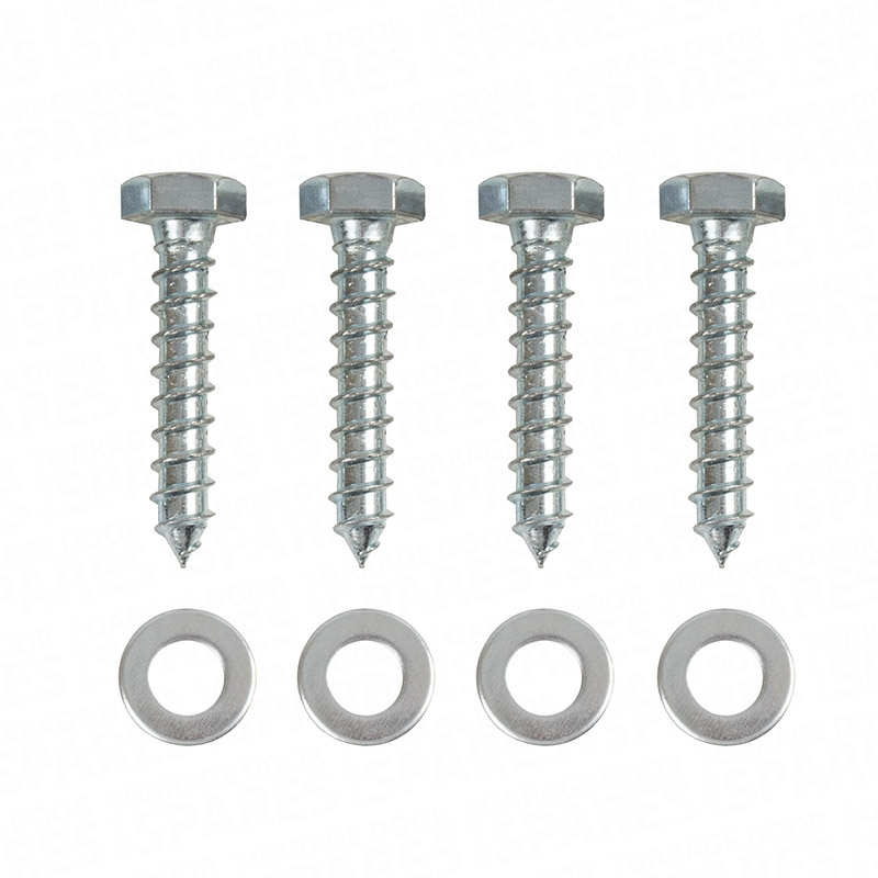 Zinc Coach Screw with Washer M8 x 40mm Box of 200
