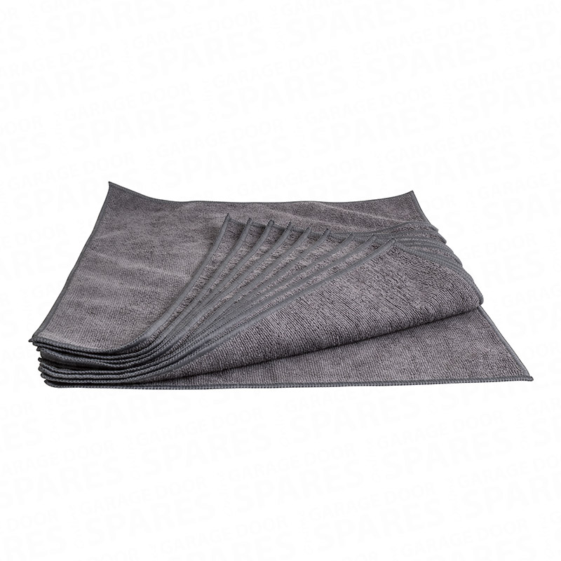 Microfibre Towels 40 x 40cm 300gsm Grey Pack of 10