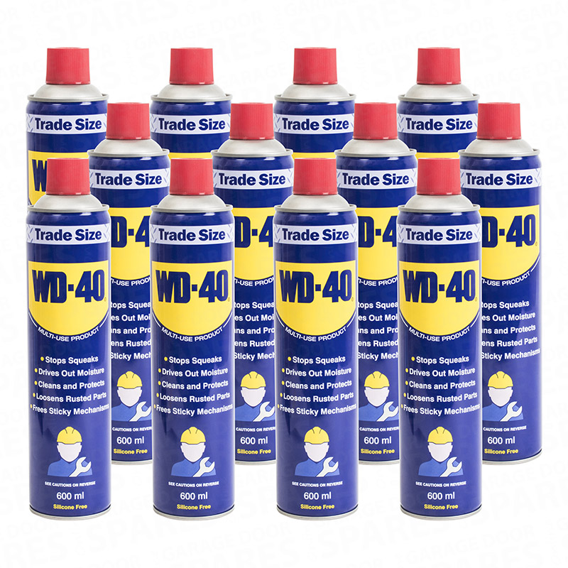 WD40 Lubricant and Dewatering: Fluid-600ml (12 Pack)