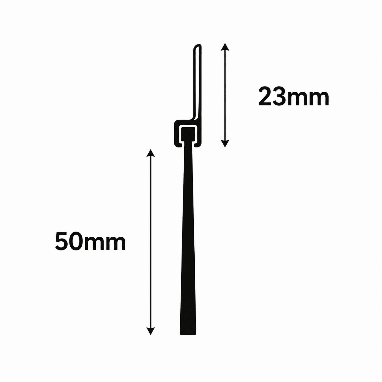 Rubber Draught Excluder 50mm