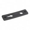 Fort Doors Canopy Plastic Face Plate Black