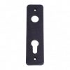 Fort Doors Canopy Plastic Face Plate Black