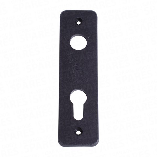 Fort Doors Canopy Plastic Face Plate Black