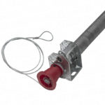 Canopy garage door overhead spring assembly