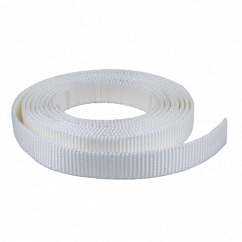 SWS Roller Door Webbing Strap – White